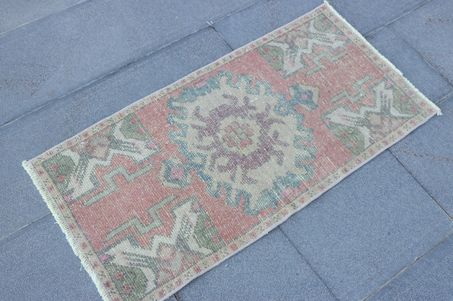Turkish Vintage Anatolian Rugs for Bedroom and Bathroom