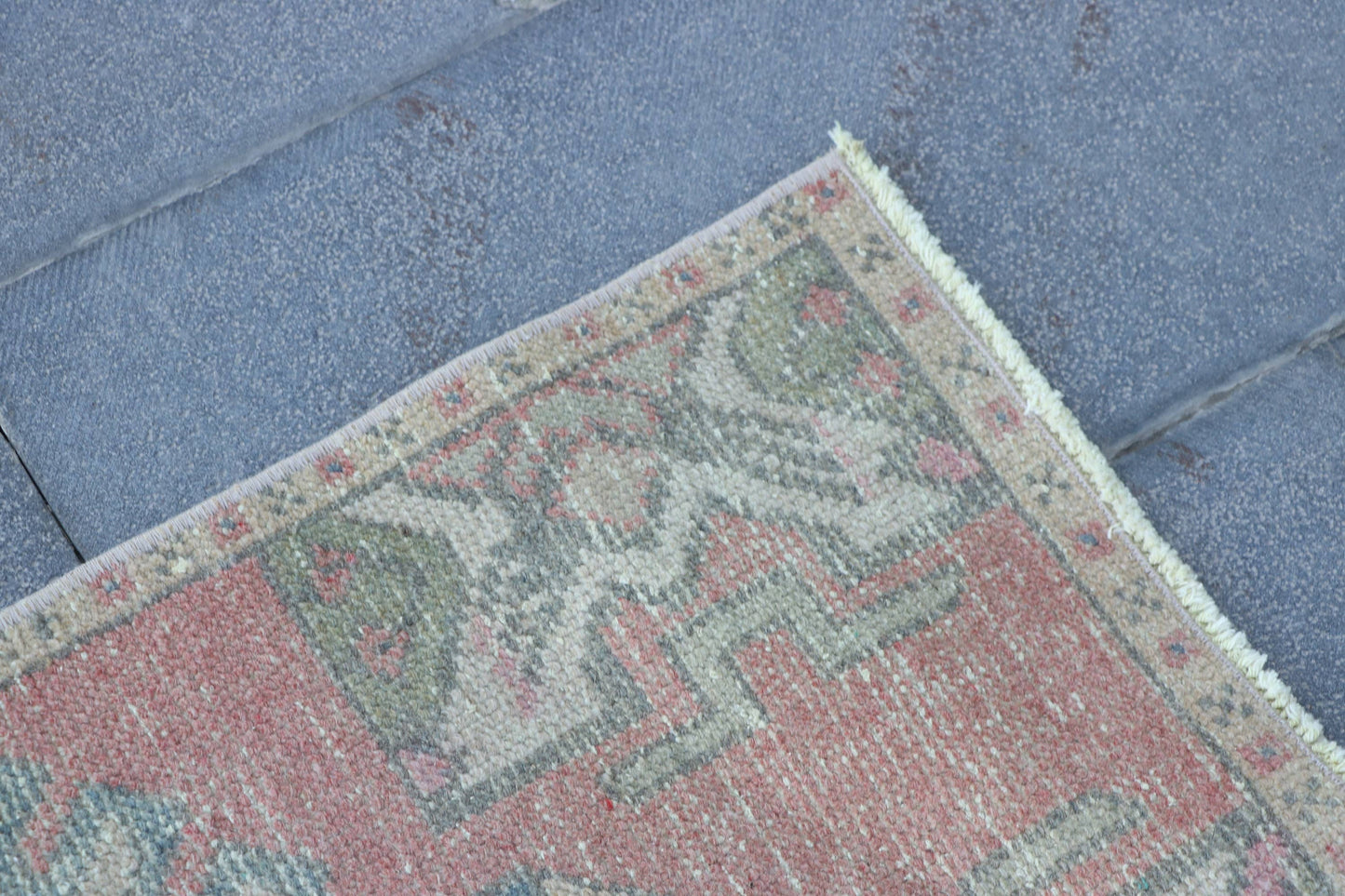 Turkish Vintage Anatolian Rugs for Bedroom and Bathroom