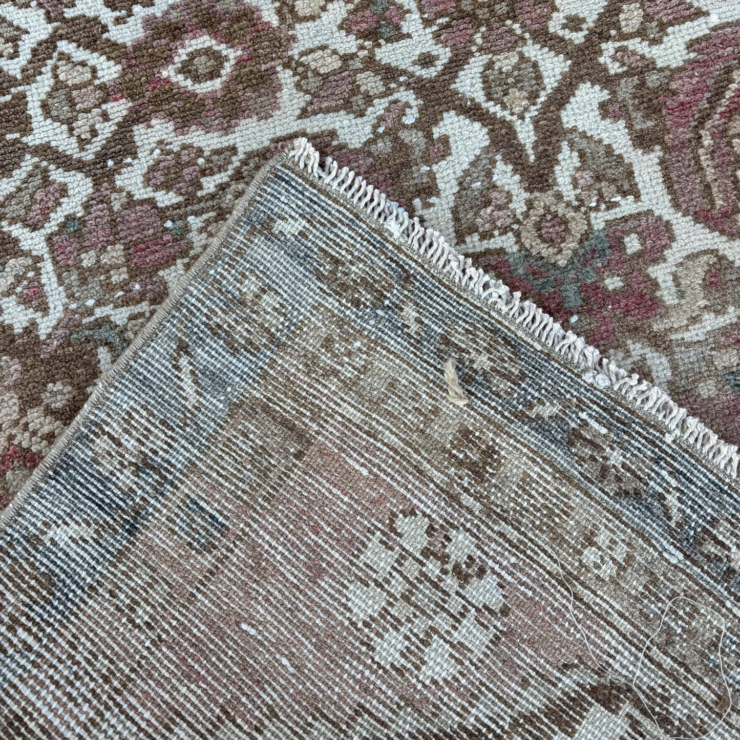 Turkish Vintage Bohemian Kilim Rug Handwoven Door Mat