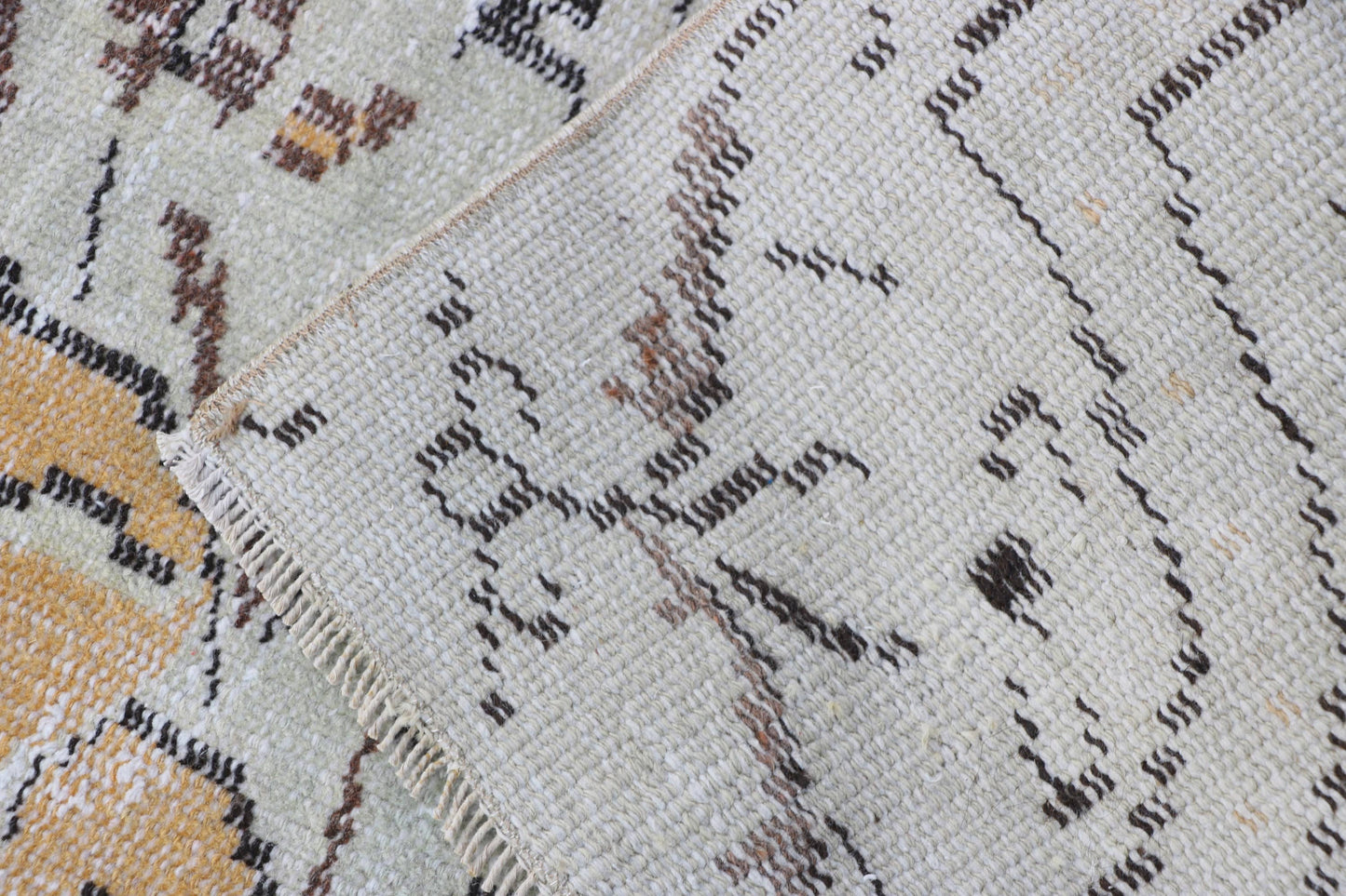 Turkish Vintage Oushak Large Rugs for Bedroom and Floor