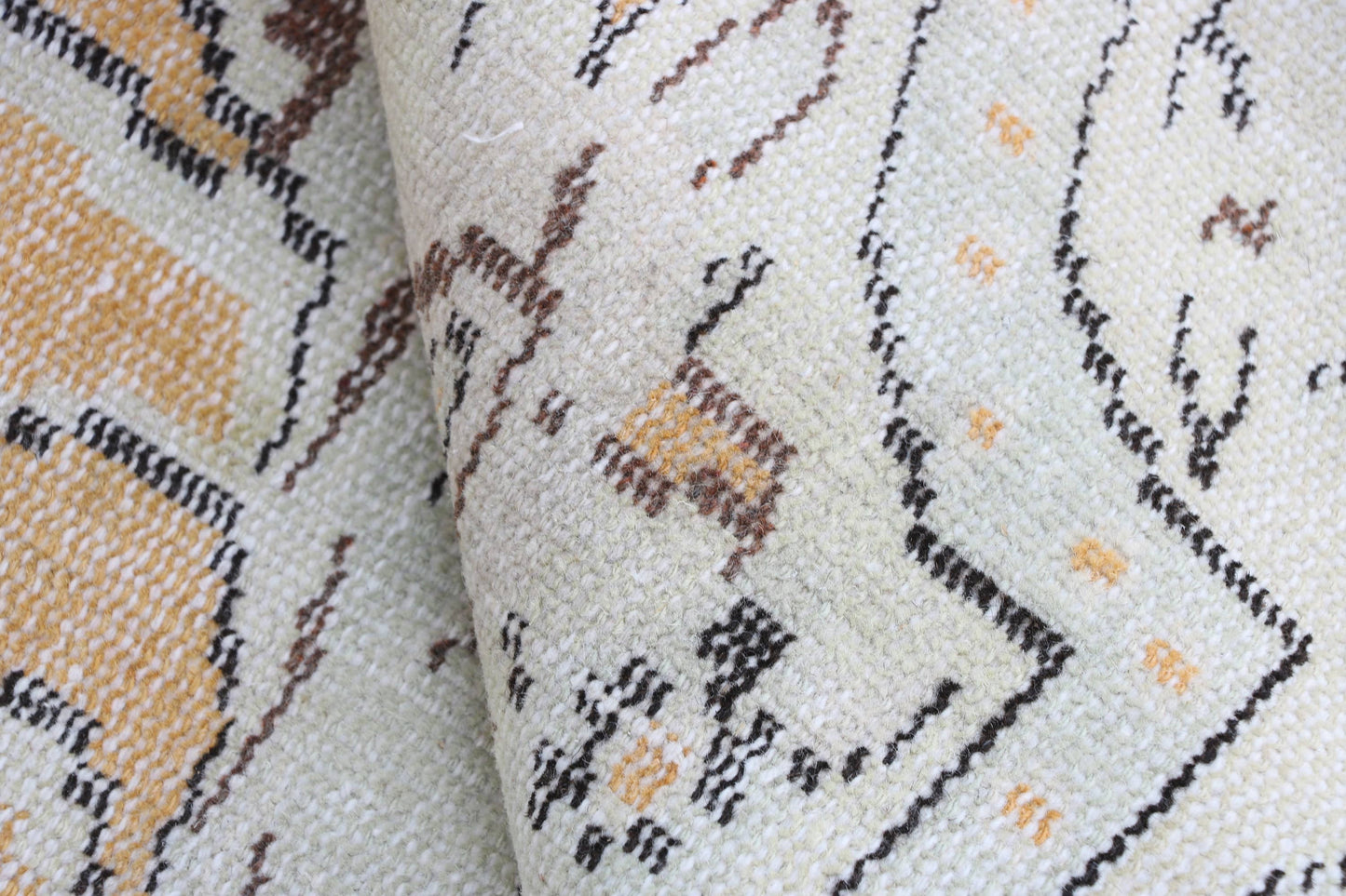 Turkish Vintage Oushak Large Rugs for Bedroom and Floor