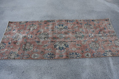 Accent Turkish Anatolian Vintage Wool Rugs with Tassels