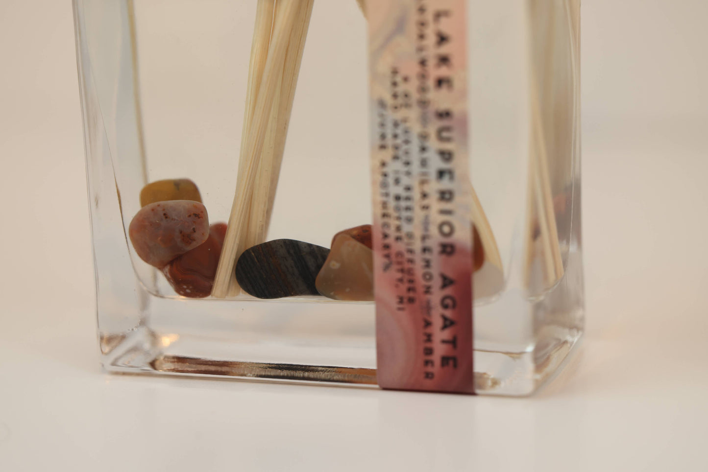 Lake Superior Agate 4 oz Luxury Reed Diffuser - Michigan