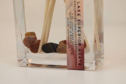 Lake Superior Agate 4 oz Luxury Reed Diffuser - Michigan