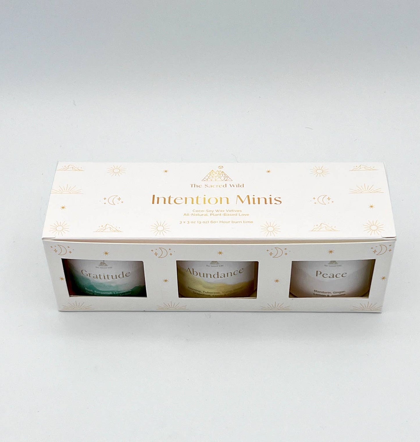Mini Intention Votives Scented Candle Gift Set ~ Gratitude