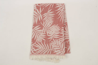 Tropical Patterned Turkish Cotton Towels for Daily Use