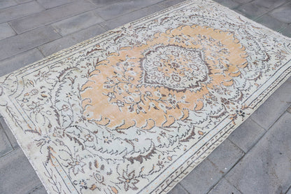 Turkish Vintage Oushak Large Rugs for Bedroom and Floor