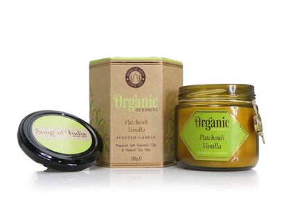 Organic Goodness Candle Patchouli Vanilla