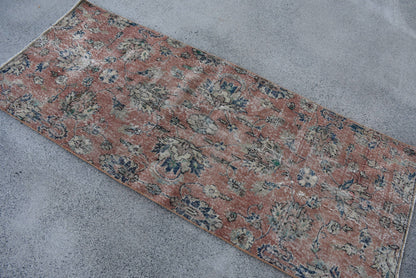 Accent Turkish Anatolian Vintage Wool Rugs with Tassels