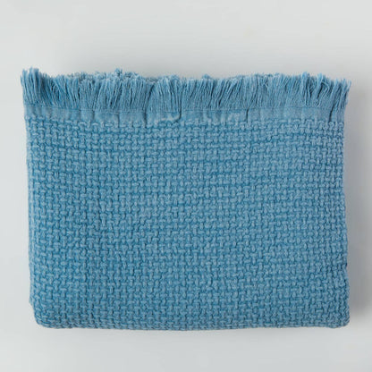 Arya | Stonewashed 100% Cotton Throw Blanket