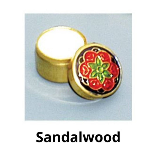 Brass Jar Solid Perfume - Sandal