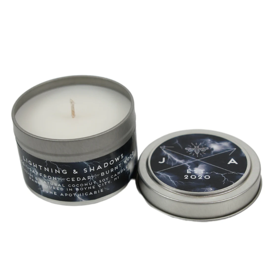 Lightning and Shadows 4oz Travel Candle
