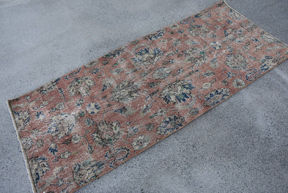 Accent Turkish Anatolian Vintage Wool Rugs with Tassels