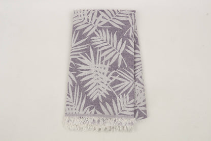 Tropical Patterned Turkish Cotton Towels for Daily Use