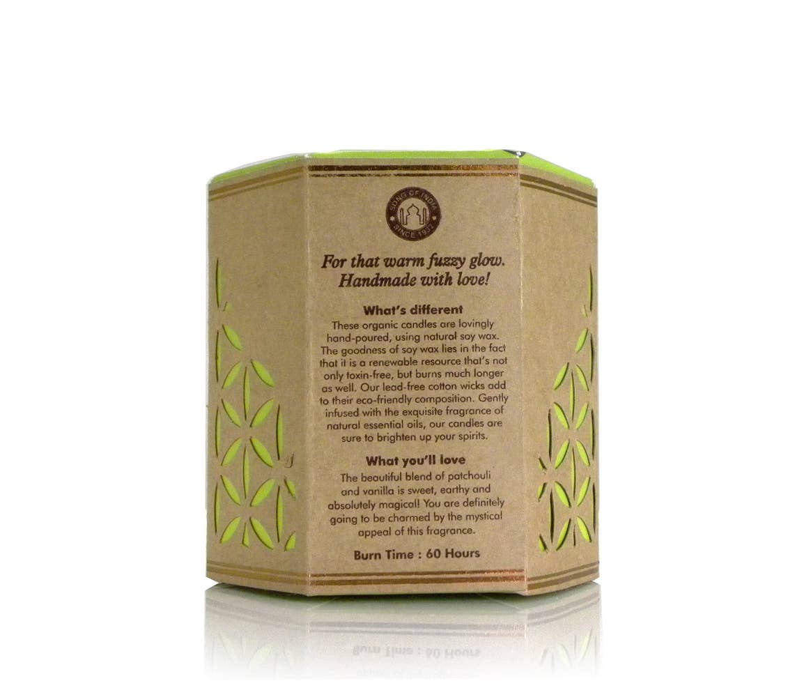 Organic Goodness Candle Patchouli Vanilla