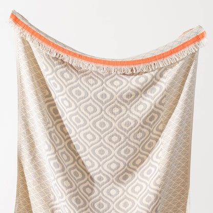 100% Cotton Throw Blanket Home Decor 51x67" Farmhouse Cover