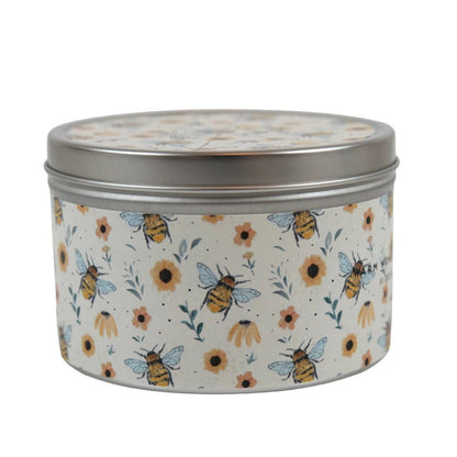 Honey Bee Wooden Wick 11 oz Tin Candle