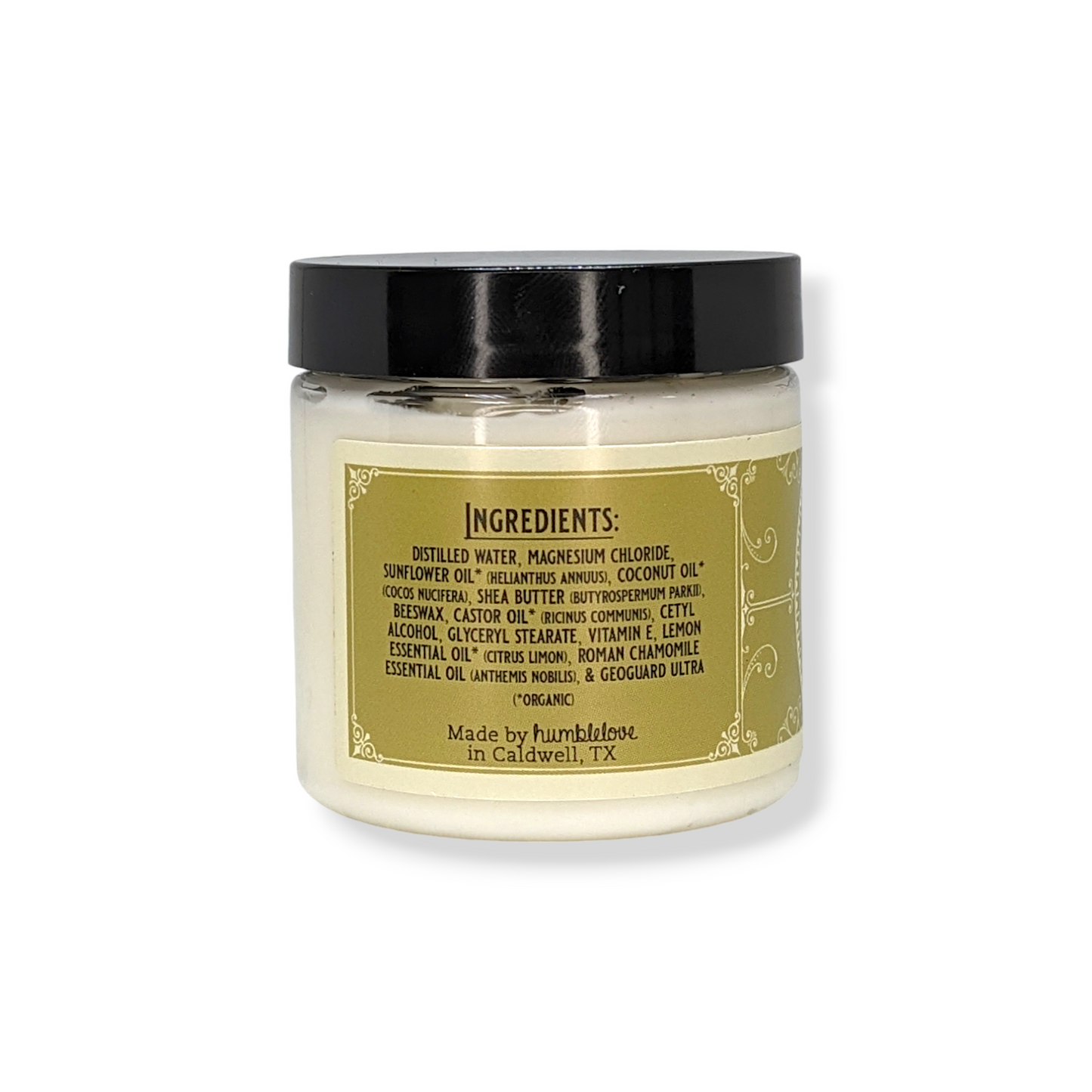 Magnesium Cream - Chamomile + Lemon