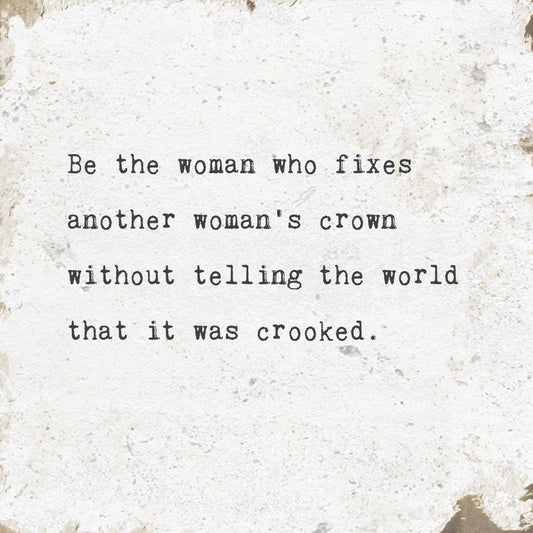 Marble Coasters -  - Little Gem - Be The Woman