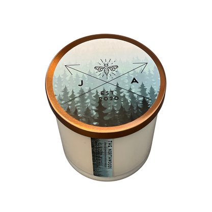 The Northwoods 12 oz Wooden Wick Tumbler Candle