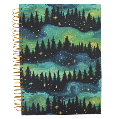 The Northern Lights Spiral Notebook