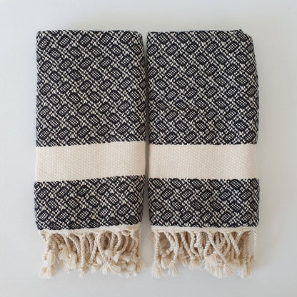 Adrian 100% Cotton Turkish Hand and Kitchen Towel