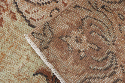 Large Turkish Oushak Wool Rug for Dining Room