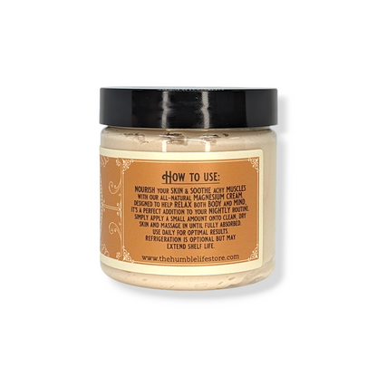 Magnesium Cream - Orange + Vanilla