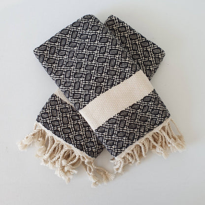 Adrian 100% Cotton Turkish Hand and Kitchen Towel