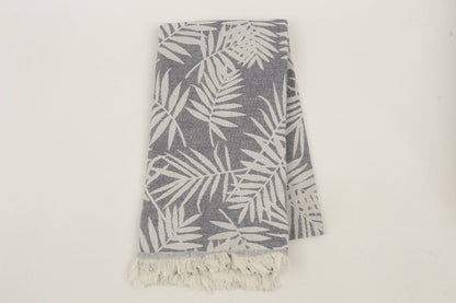 Tropical Patterned Turkish Cotton Towels for Daily Use