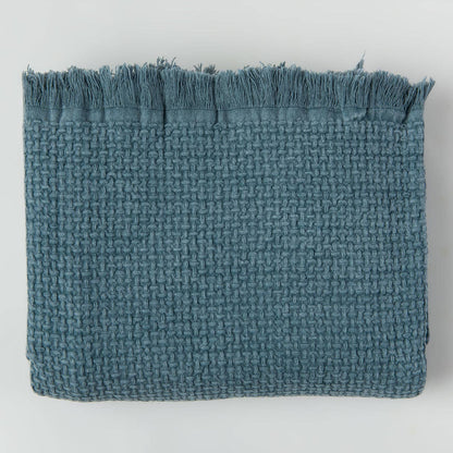 Arya | Stonewashed 100% Cotton Throw Blanket