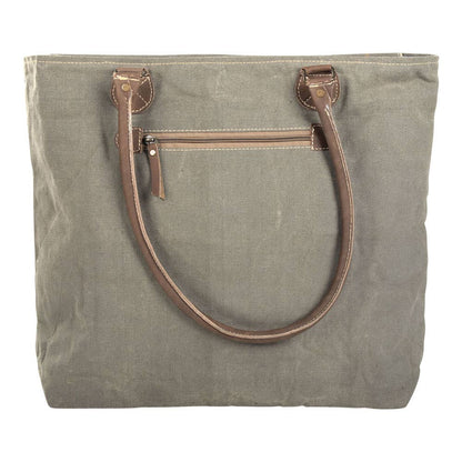 Eagle Tote With Leather Trim