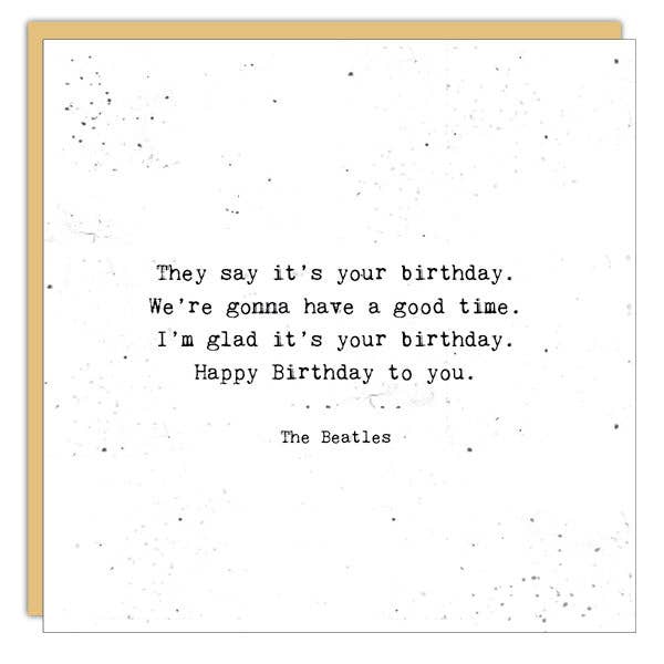 Stationery - Card - Little Gem - They Say It's Your Birthday
