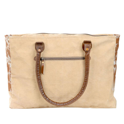 Boulangerie Tote With Cowhide Trim