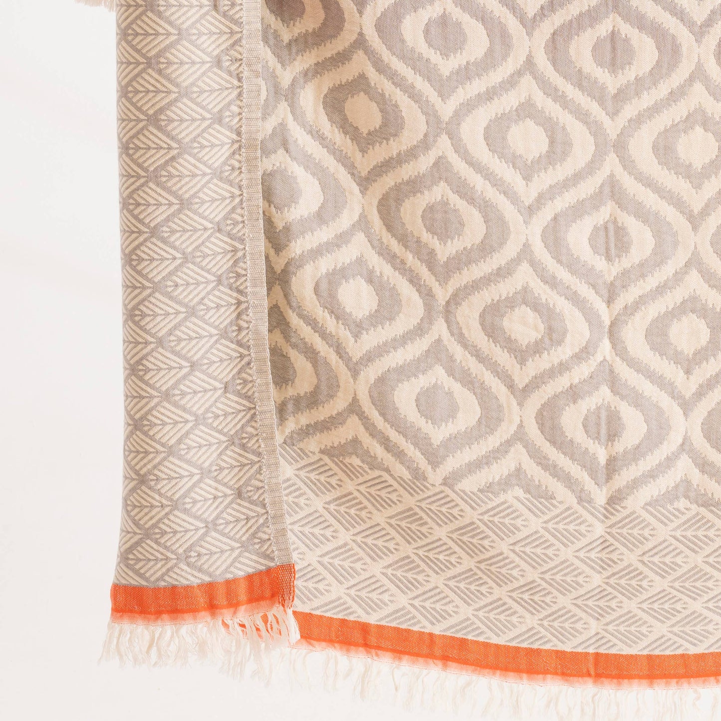 100% Cotton Throw Blanket Home Decor 51x67" Farmhouse Cover