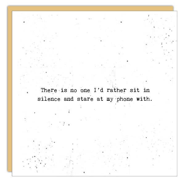 Stationery - Card - Little Gem - Sit In Silence