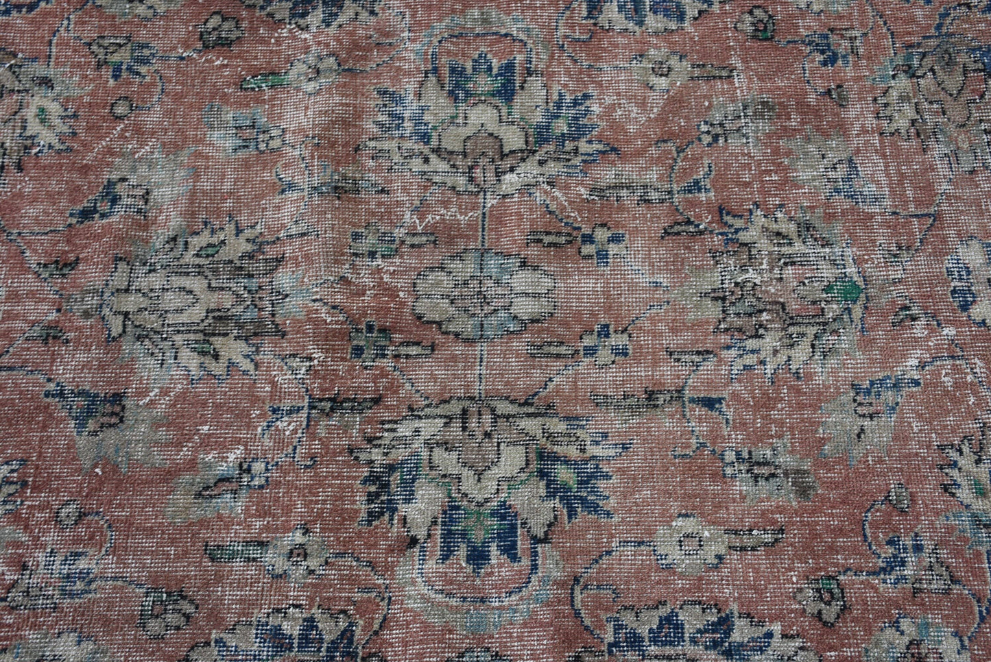 Accent Turkish Anatolian Vintage Wool Rugs with Tassels