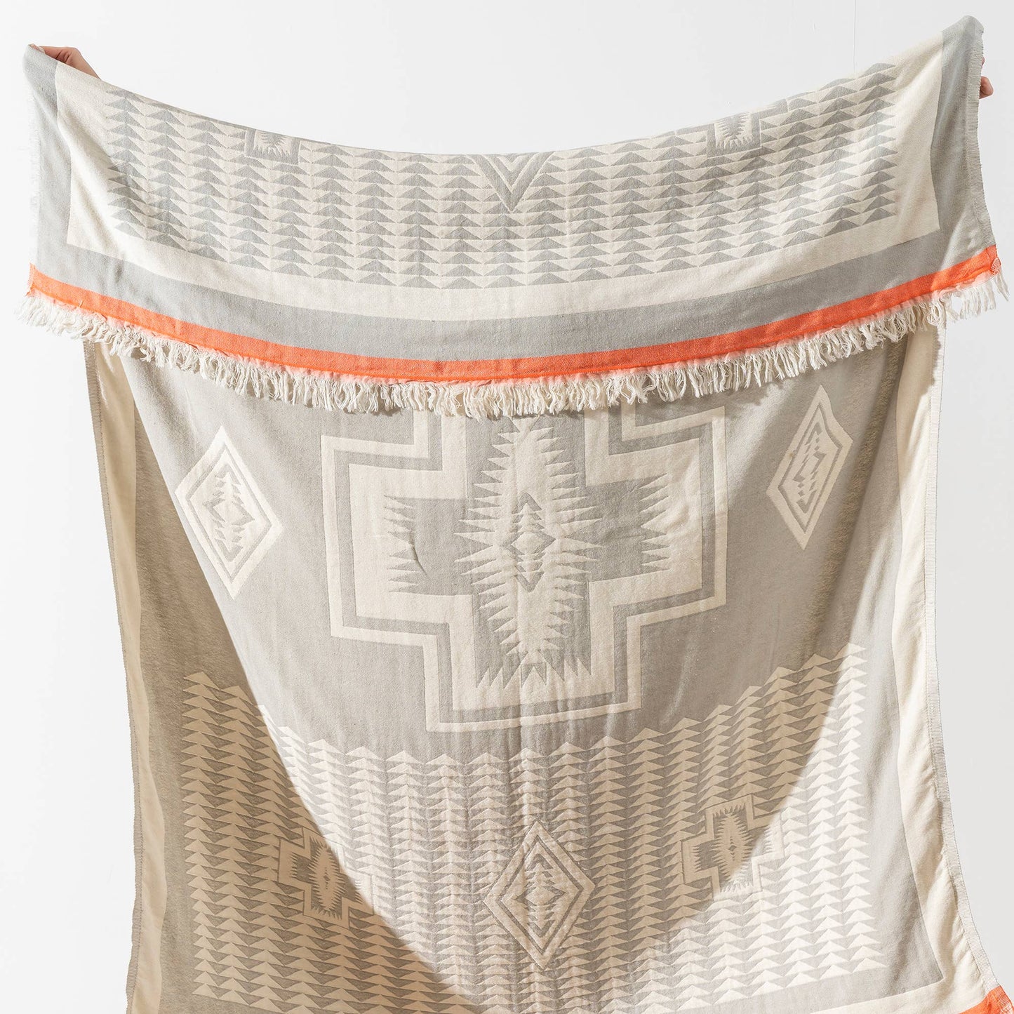 100% Cotton Throw Blanket Home Decor 51x67" Farmhouse Cover