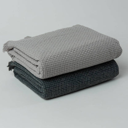 Arya | Stonewashed 100% Cotton Throw Blanket