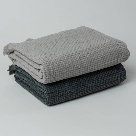 Arya | Stonewashed 100% Cotton Throw Blanket