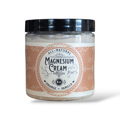 Magnesium Cream - Orange + Vanilla