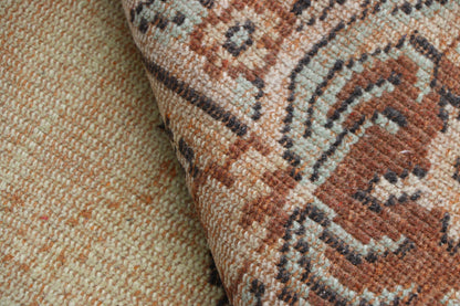 Large Turkish Oushak Wool Rug for Dining Room