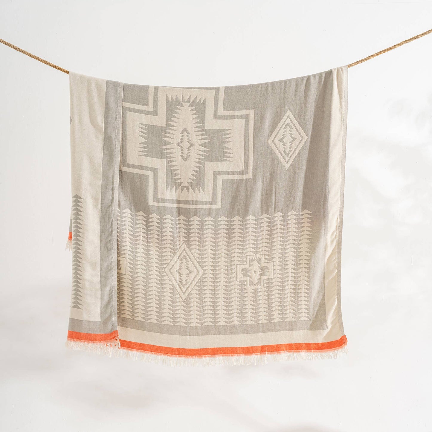 100% Cotton Throw Blanket Home Decor 51x67" Farmhouse Cover