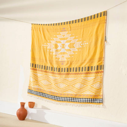 100% Cotton Throw Blanket Home Decor 51x67" Farmhouse Cover