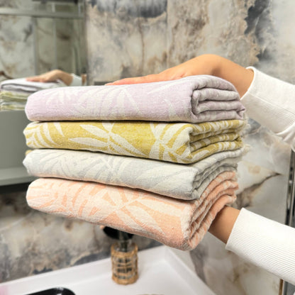 Tropical Patterned Turkish Cotton Towels for Daily Use