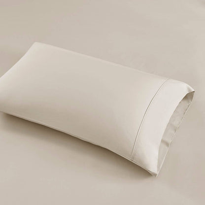 100% Organic Cotton 18" Deep Pocket Sheet Set, Taupe